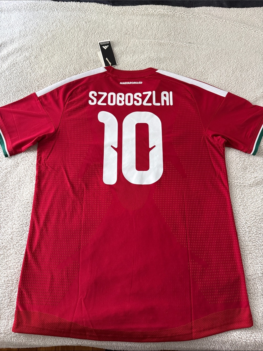 Hungary 🇭🇺 #10 Dominik Szoboszlai 2026 FIFA World Cup Home Player Edition Jersey
